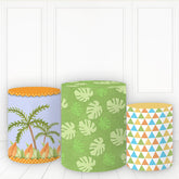 Lofaris Summer Coconut Beach Pillar Cover Lovely Cake Table